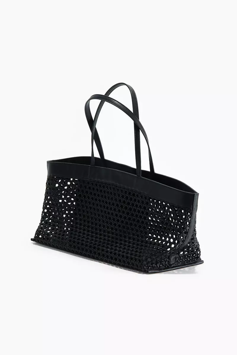 Lattice-weave shopper
