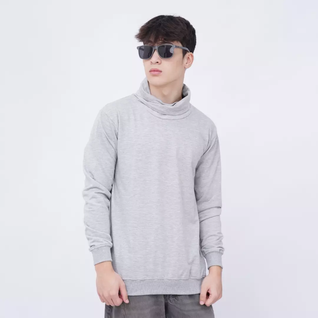 Ryusei Sweater Turtleneck Nandito Sei Light Grey