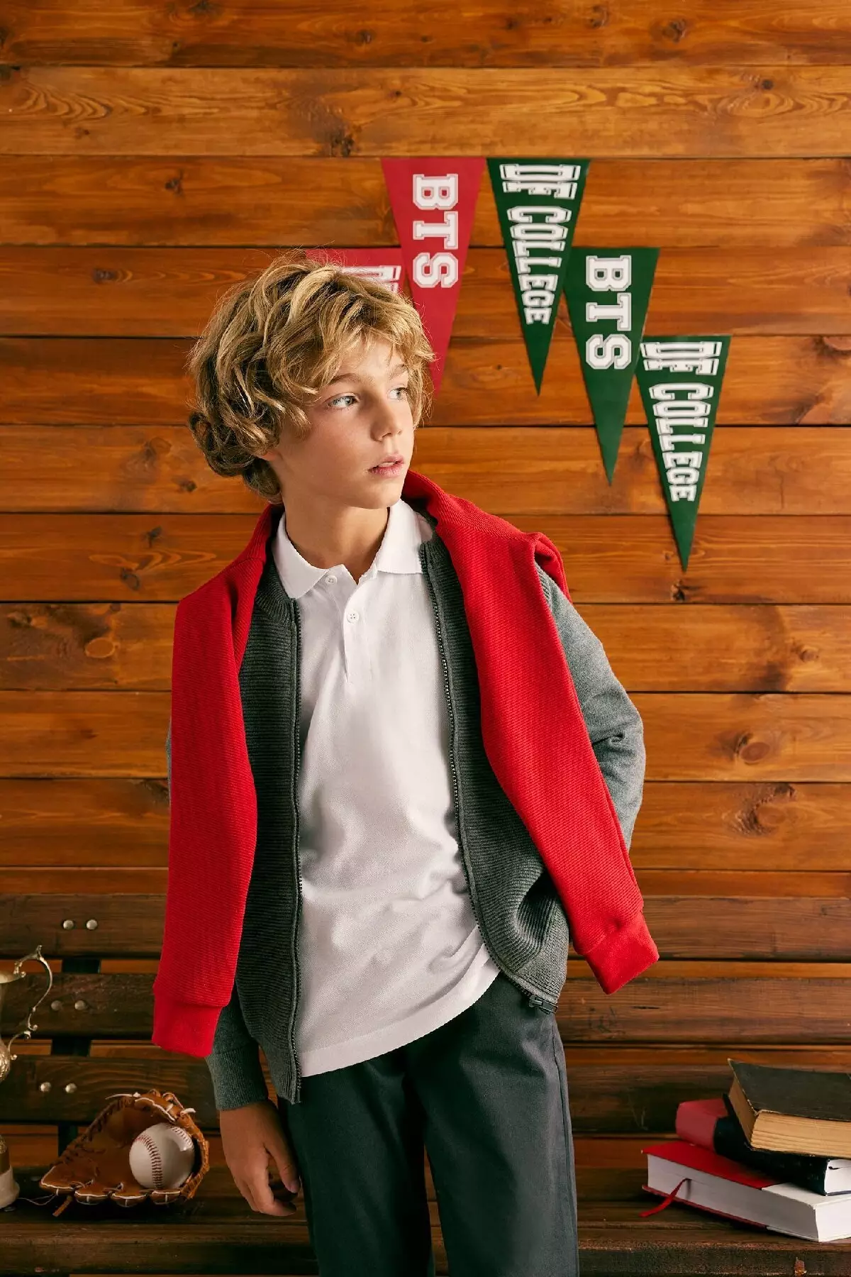 Boy's White Pique Short Sleeve Polo School T-Shirt K1689a623sm