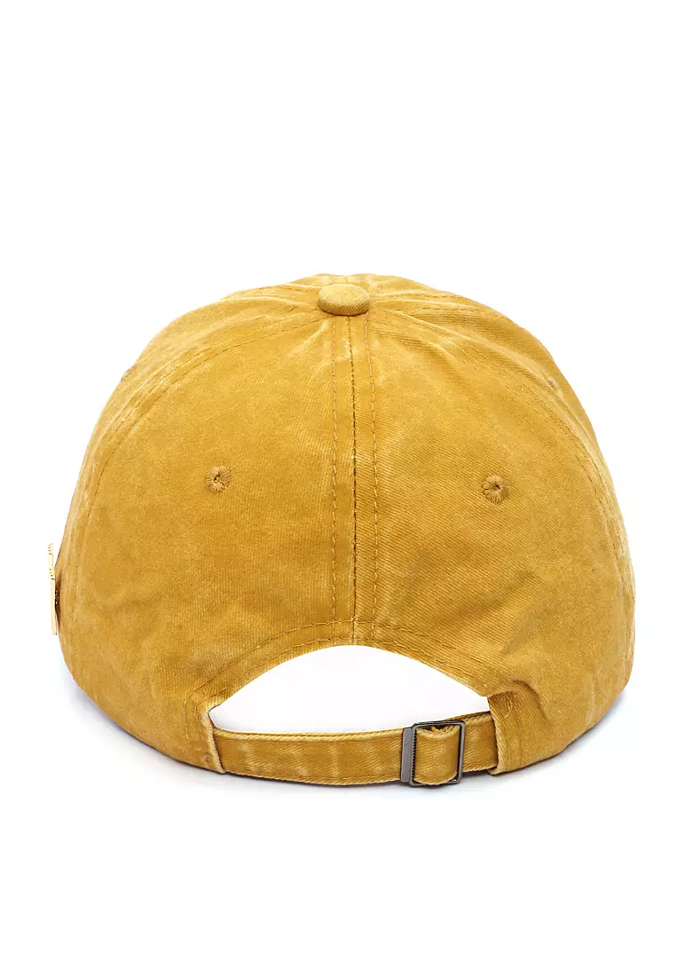 Drsh Topi Baseball Unisex Plain Casual Sport Adjustable Material Cotton ORIGINAL - Yellow