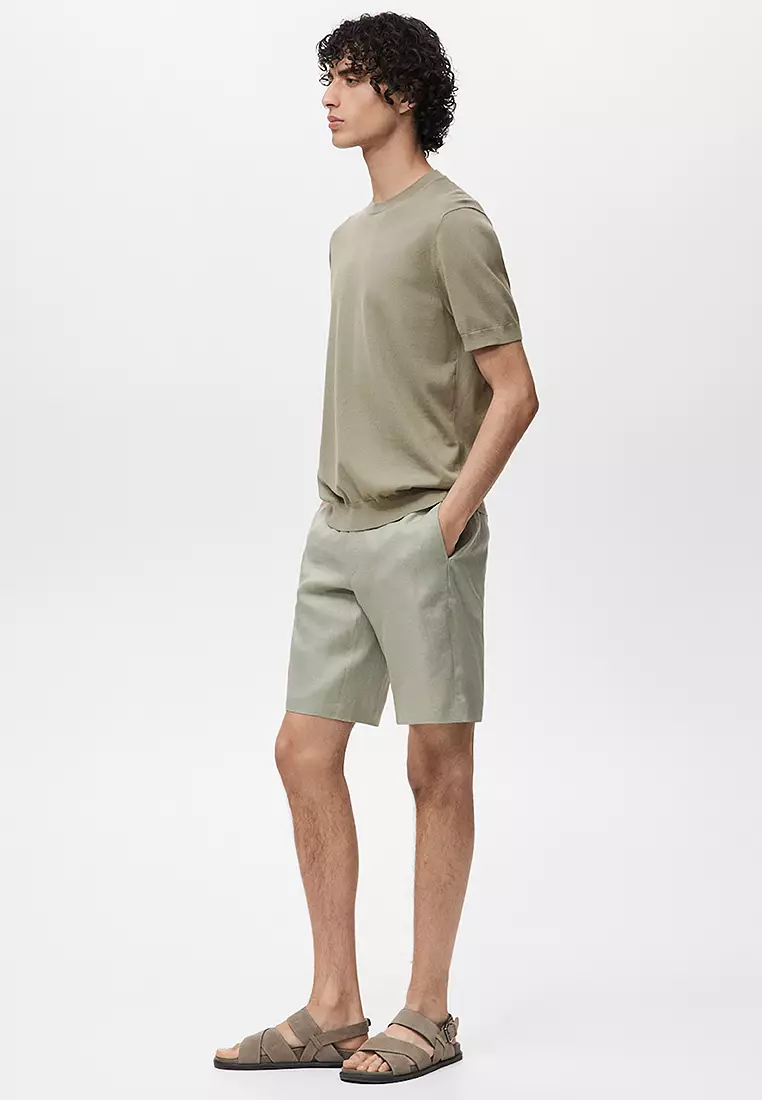 Cotton Fine-Knit T-Shirt