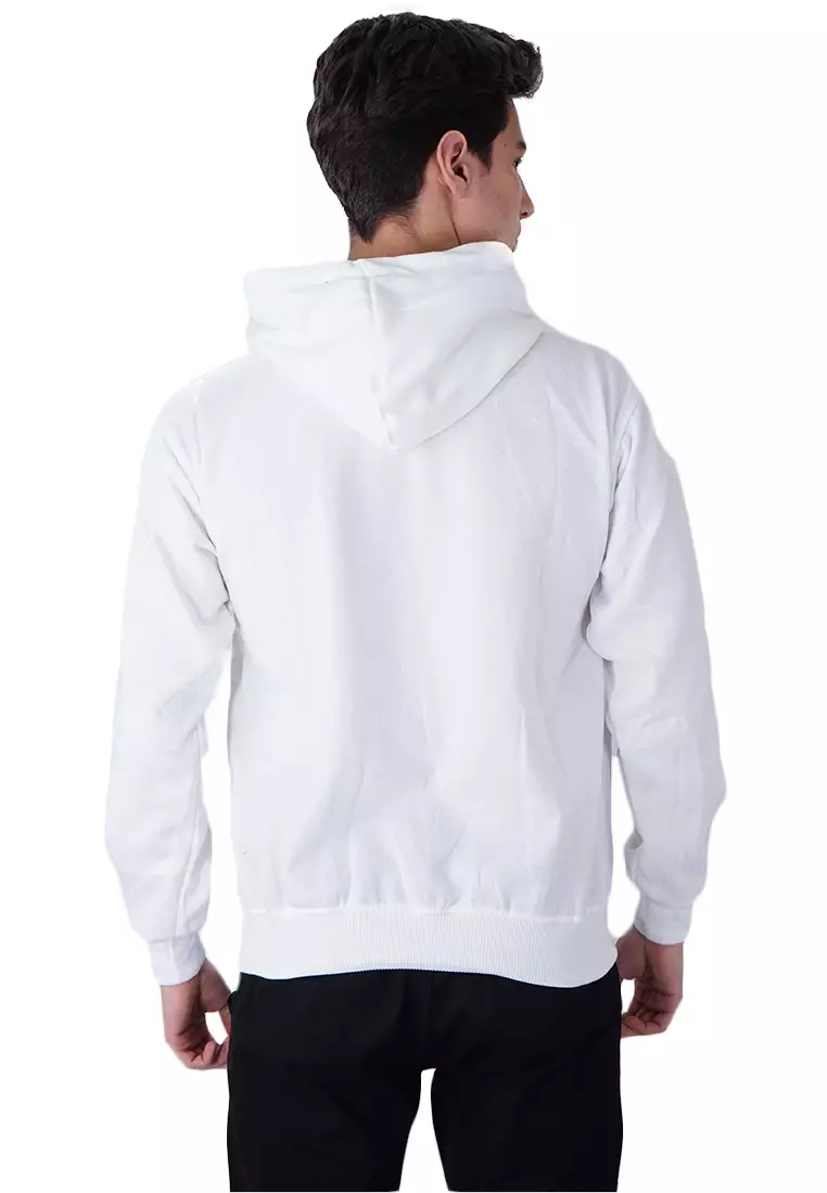 Jaket Polos Jumper Hoodie Sweater Warna Putih