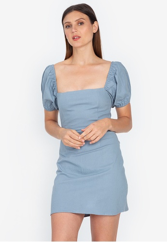 Juanita puff sleeve dress clearance