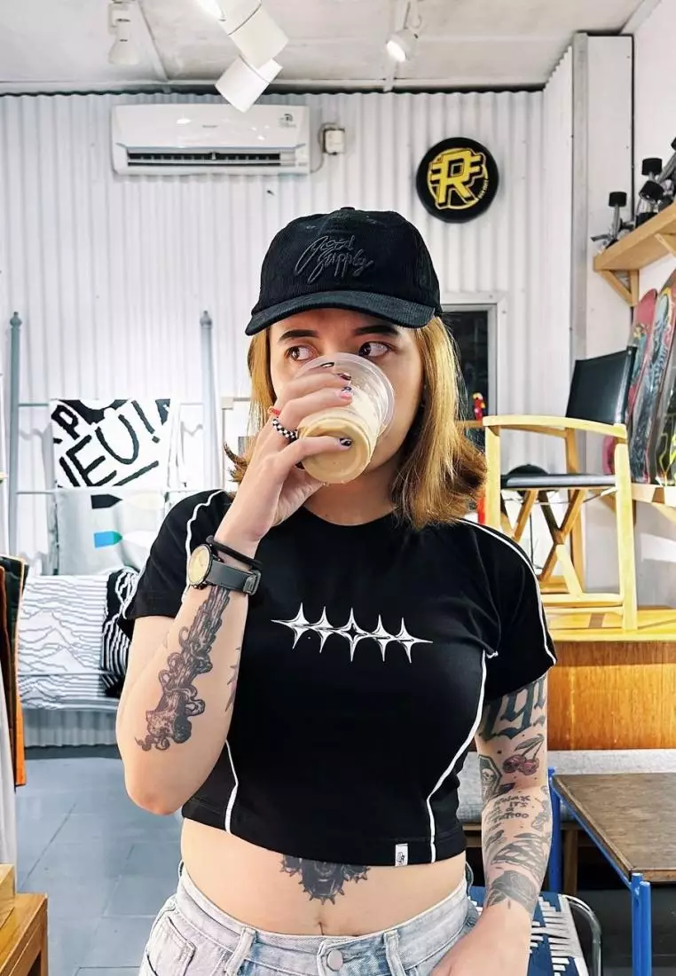 OOTDSUPPLY Croptee Fit V.4 Shine List l Tshirt Crop l Kaos Croptee | CSFV4002