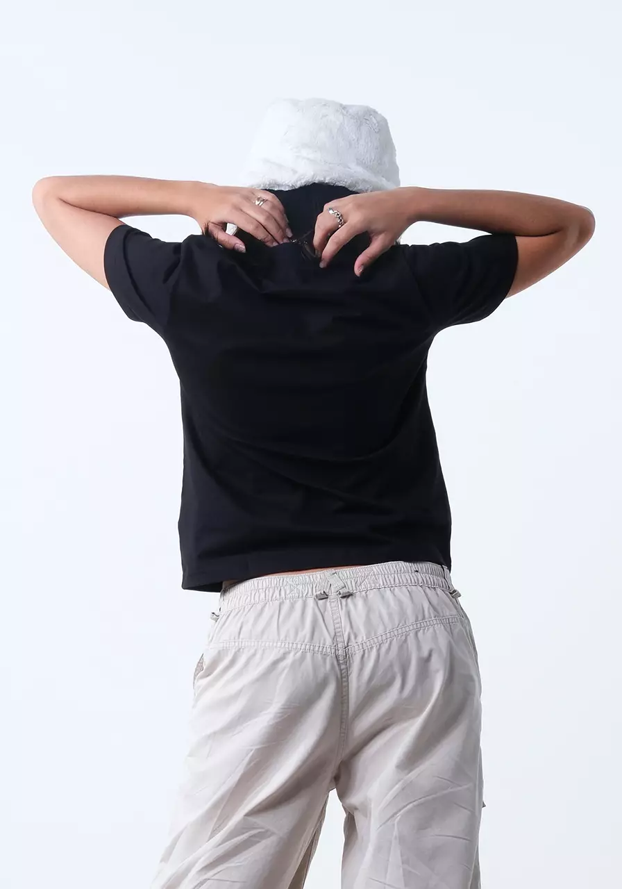 Kaos Wanita Fitted Lifa Black