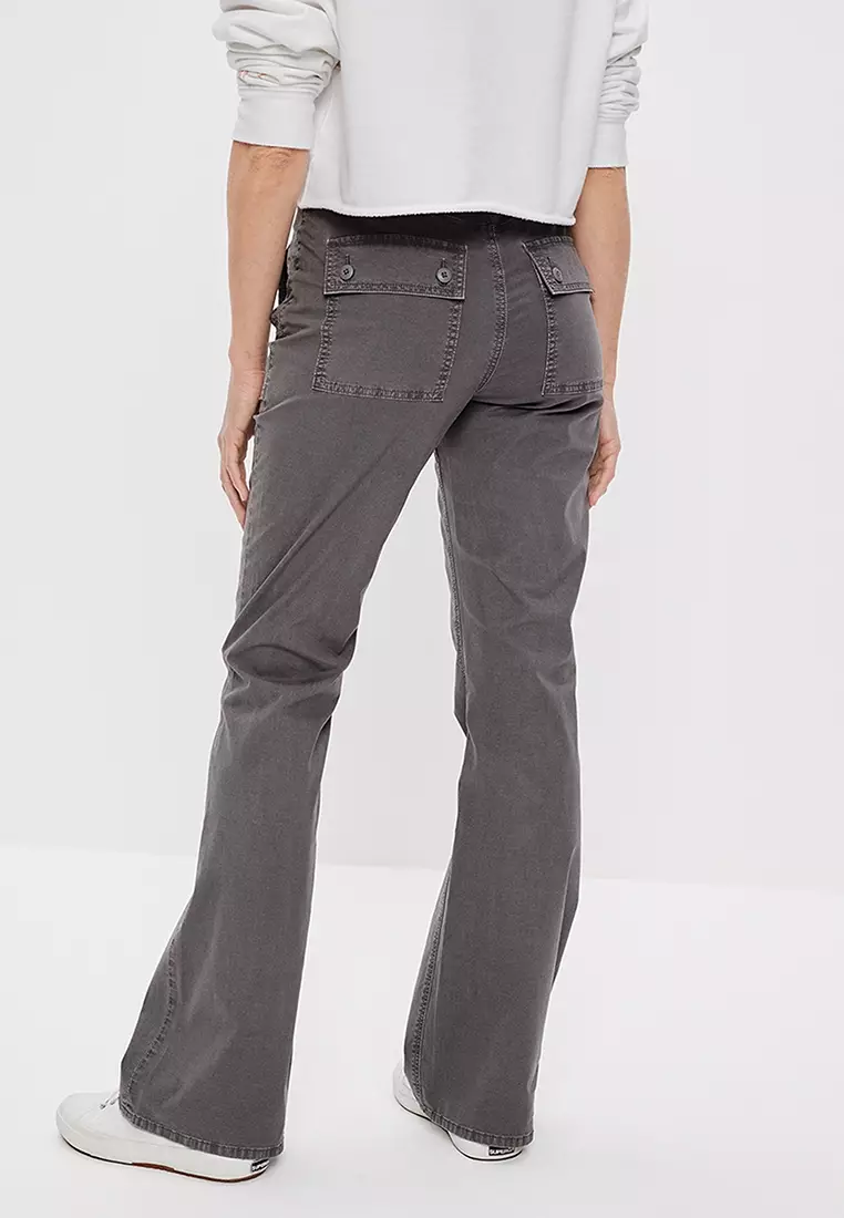 aclentHigh waist relax flare pants