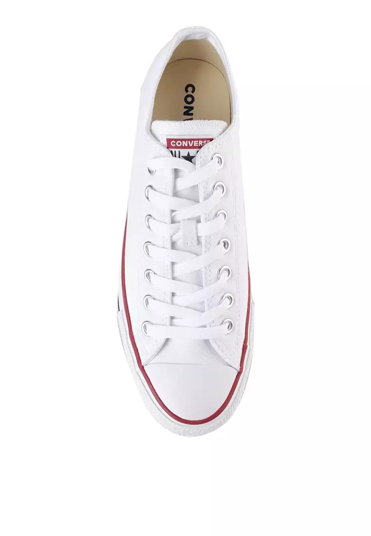 Converse canvas ox white discount