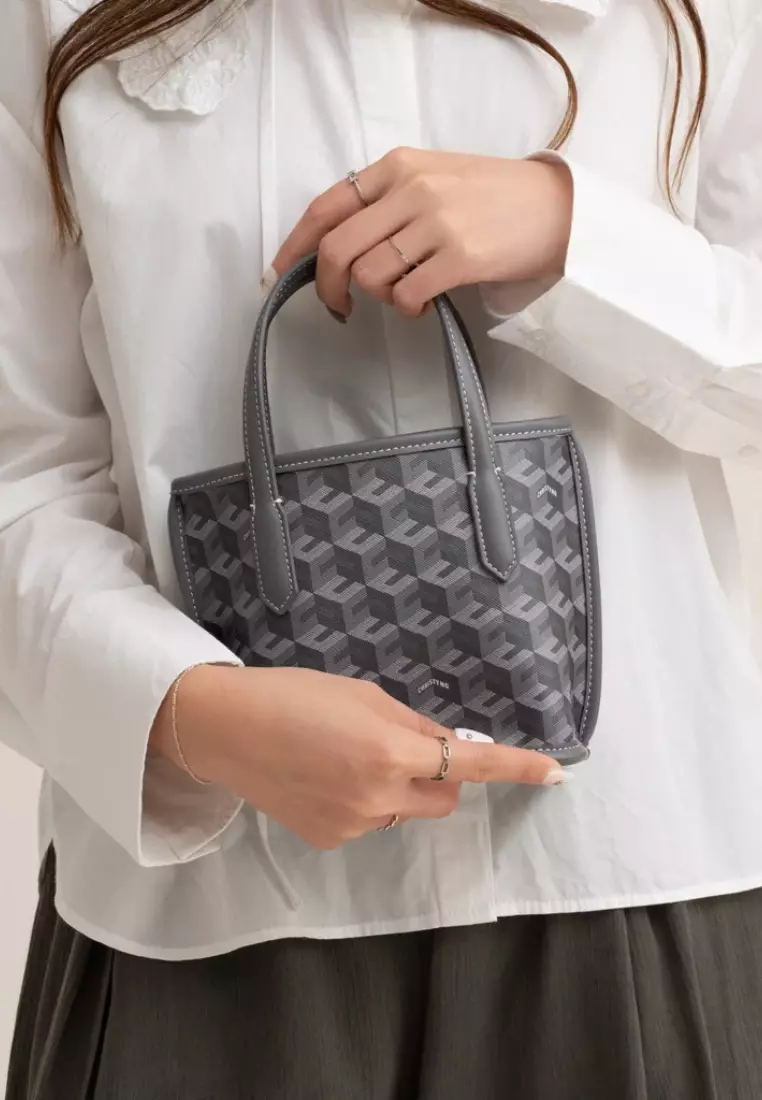 Russo Micro Tote Bag Grey
