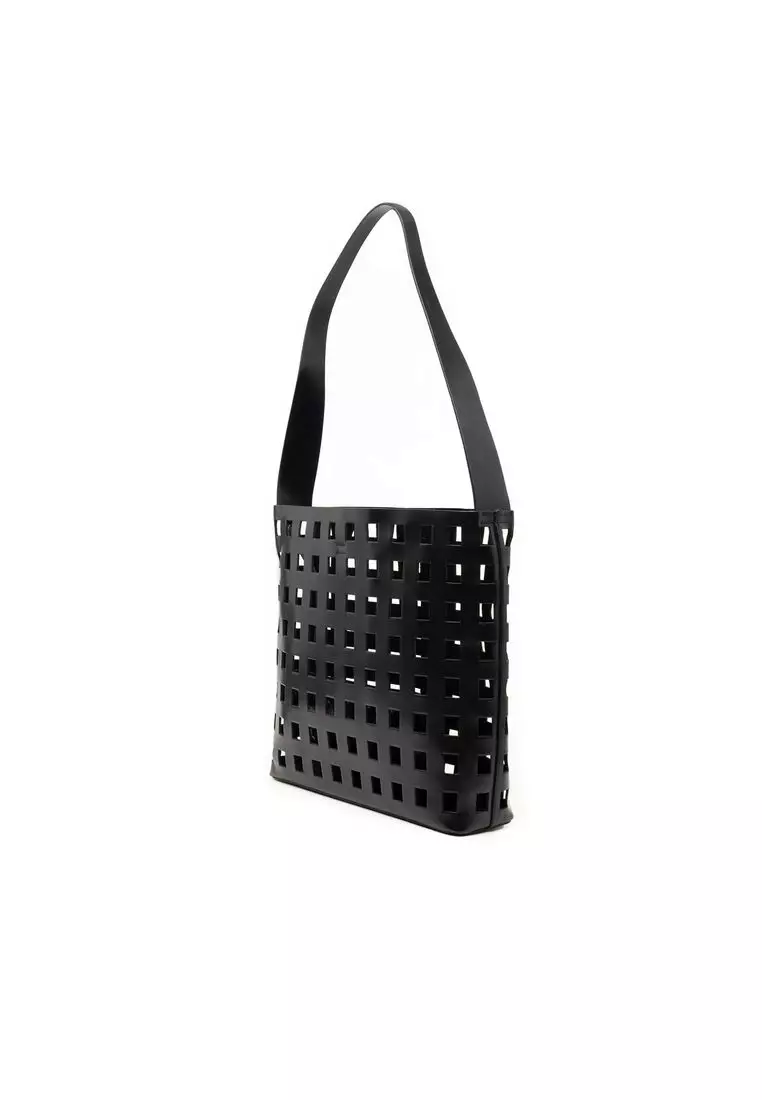 Buy Prada Pre-Loved Prada Perforated Leather Shoulder Bag 2026 