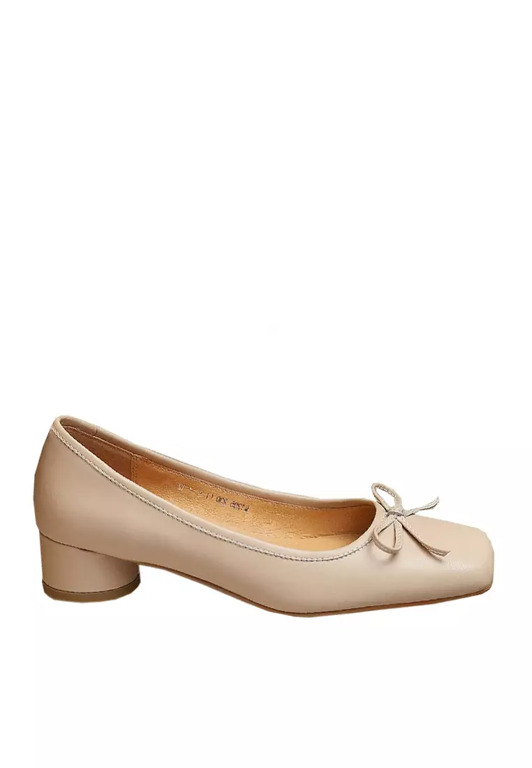 Discount on Twenty Eight Shoes  shoes - SKU: VANSA Fashion Sheep Leather Bow Pumps VSW-H02271295