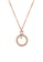 Diamondsmith Diamondsmith 18k Round Diamond Pendant in Rose Gold with Necklace E755CACCE5D215GS_1