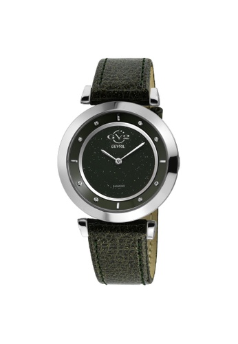 Gevril black GV2 Womens Lombardy Green strap D46C6ACDCF8705GS_1