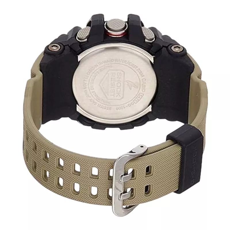 Jam Tangan Pria Casio G-Shock Mudmaster GG-1000-1A5DR Master Of G-Land Digital Analog Dial Brown Resin Band