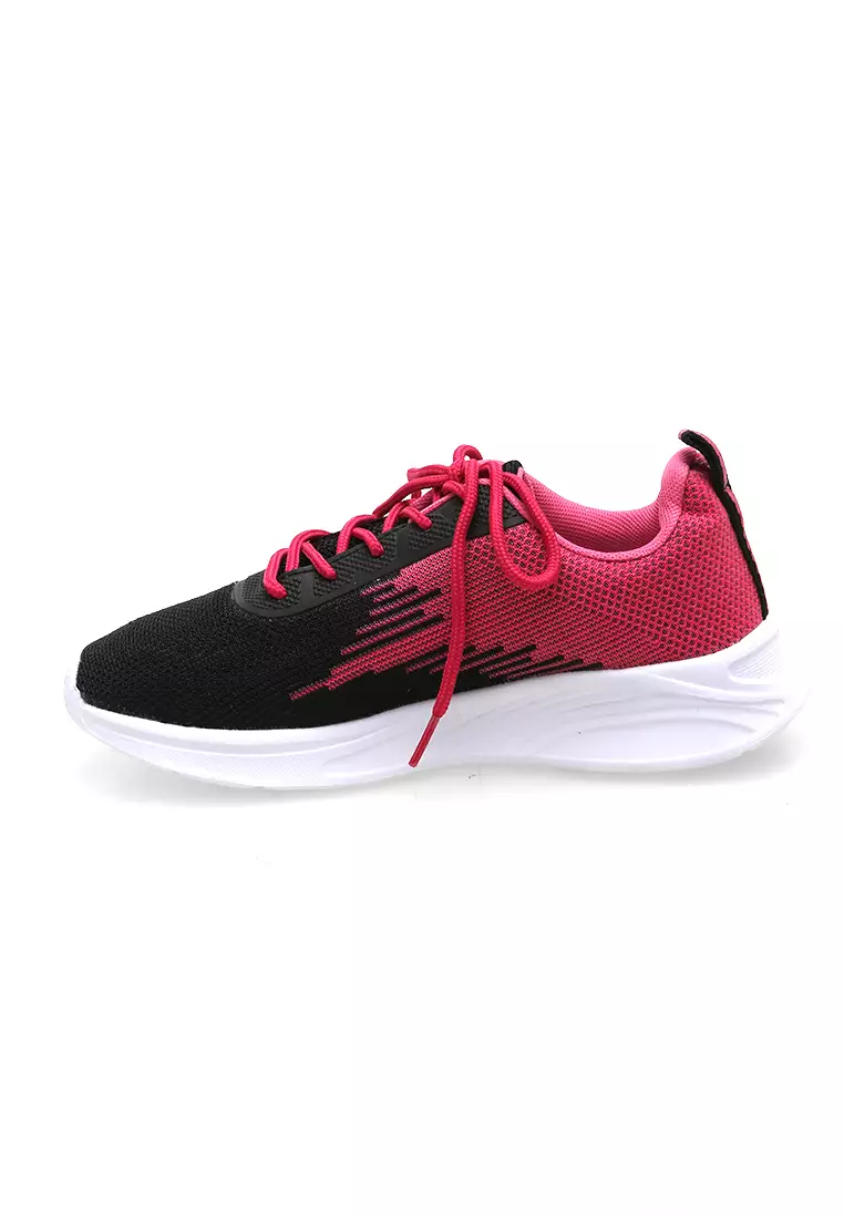 Sepatu Sport Wanita Joging Sneakers Premium High Quality - Red 7799