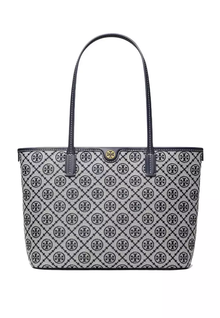 Jual Tory Burch Tory Burch Kain dengan kulit ekstra besar wanita
