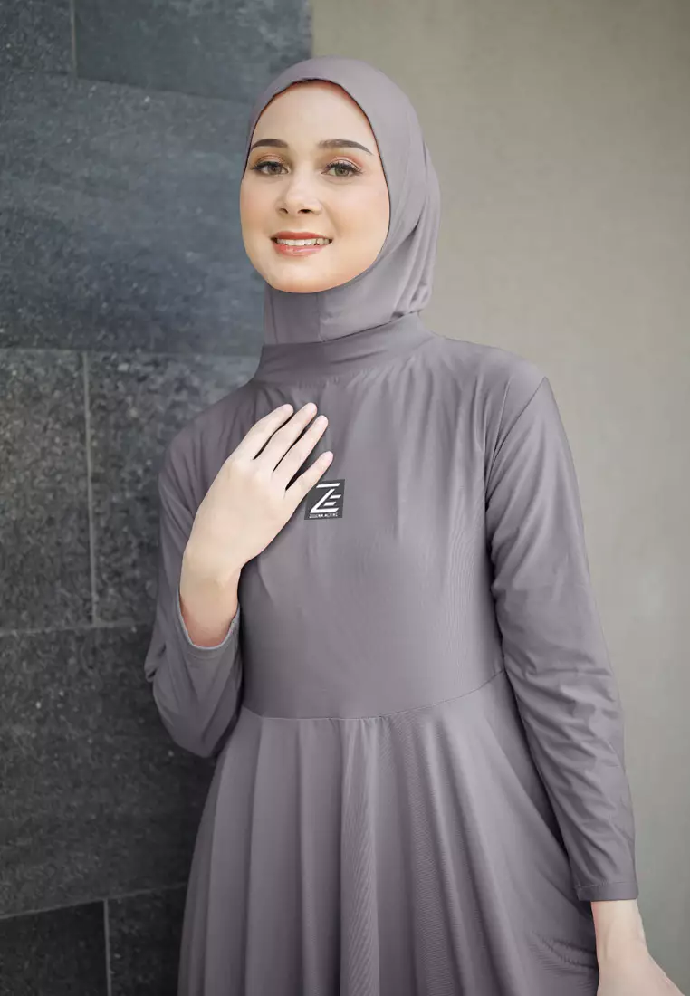 Zelena - Atasan Olahraga Wanita Ivy Longsleeve Tunic Reguler