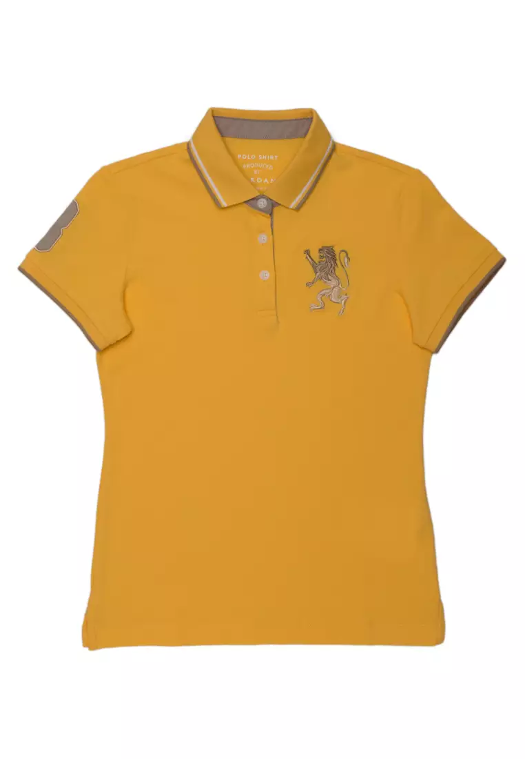 Giordano yellow clearance polo shirt