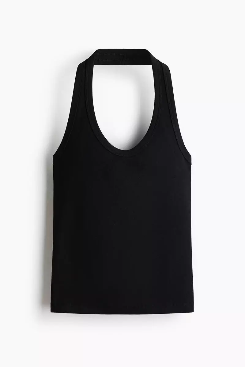 Cotton halterneck top