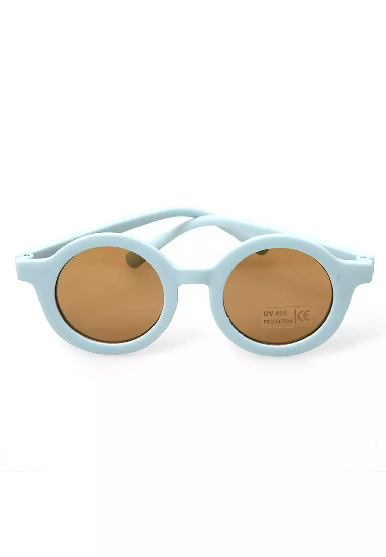 Ulrico Kacamata Anak Unisex UV Protection Kids Sunglasses Cute Design Material Plastic ORIGINAL - Baby Blue