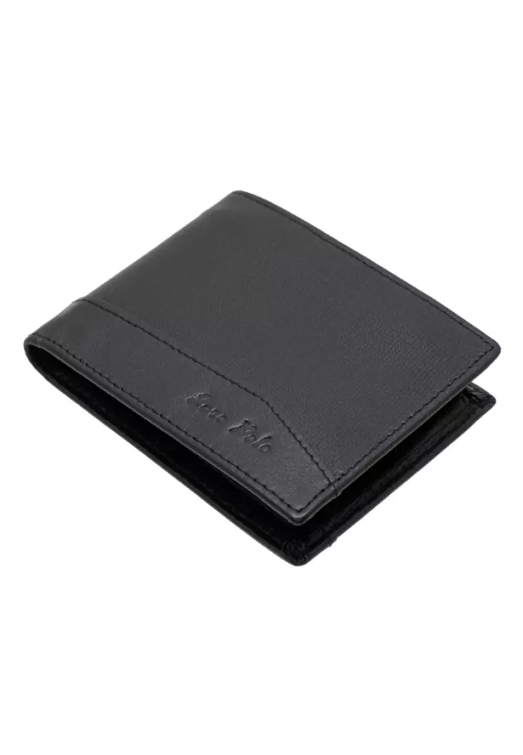 Men's Genuine Leather Flip Up ID Bifold Wallet EWA 40173