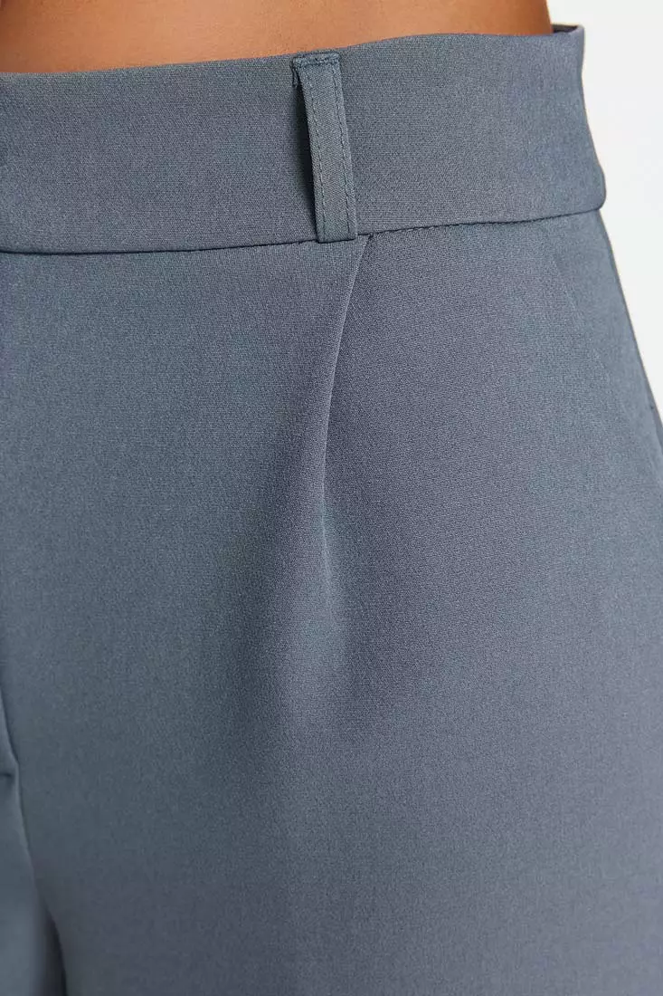 Wide Leg Woven Trousers