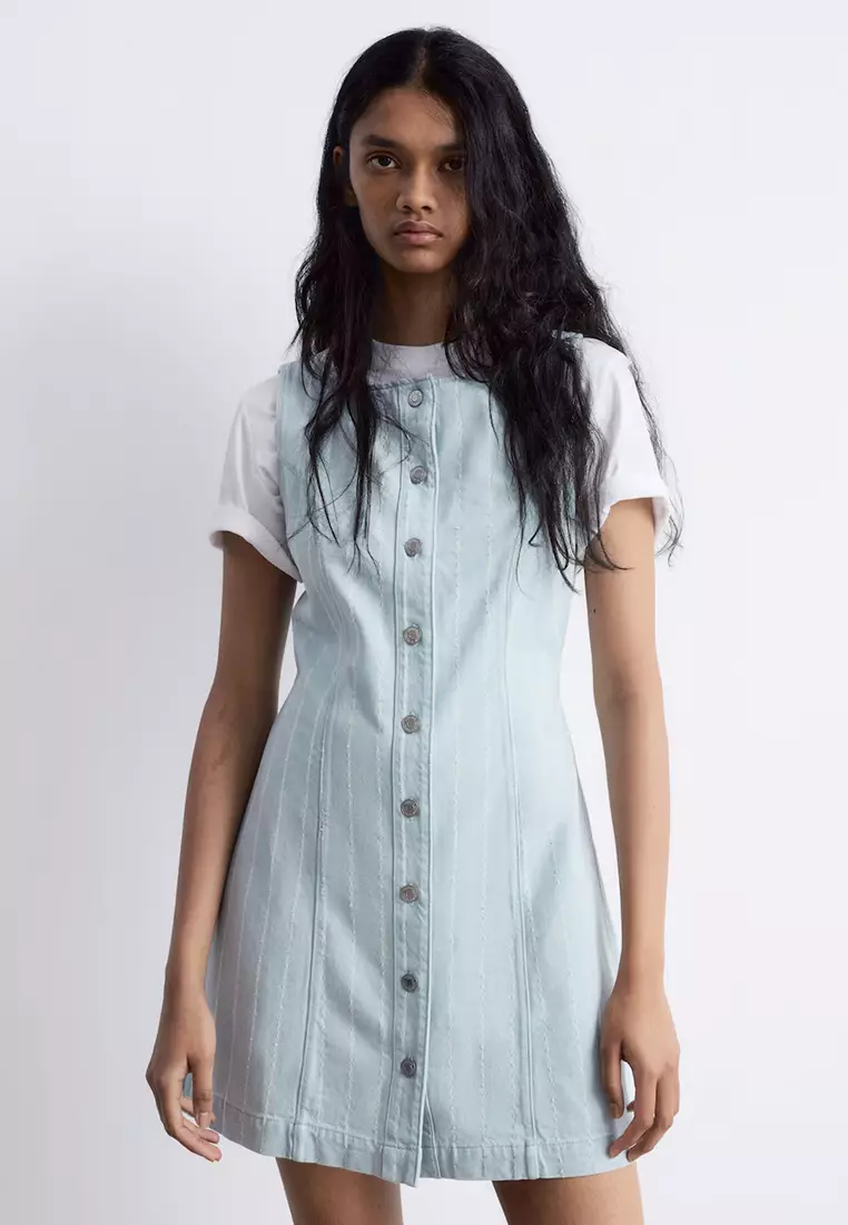 Buy & Other Stories A-Line Denim Mini Dress 2026 Online | ZALORA Philippines