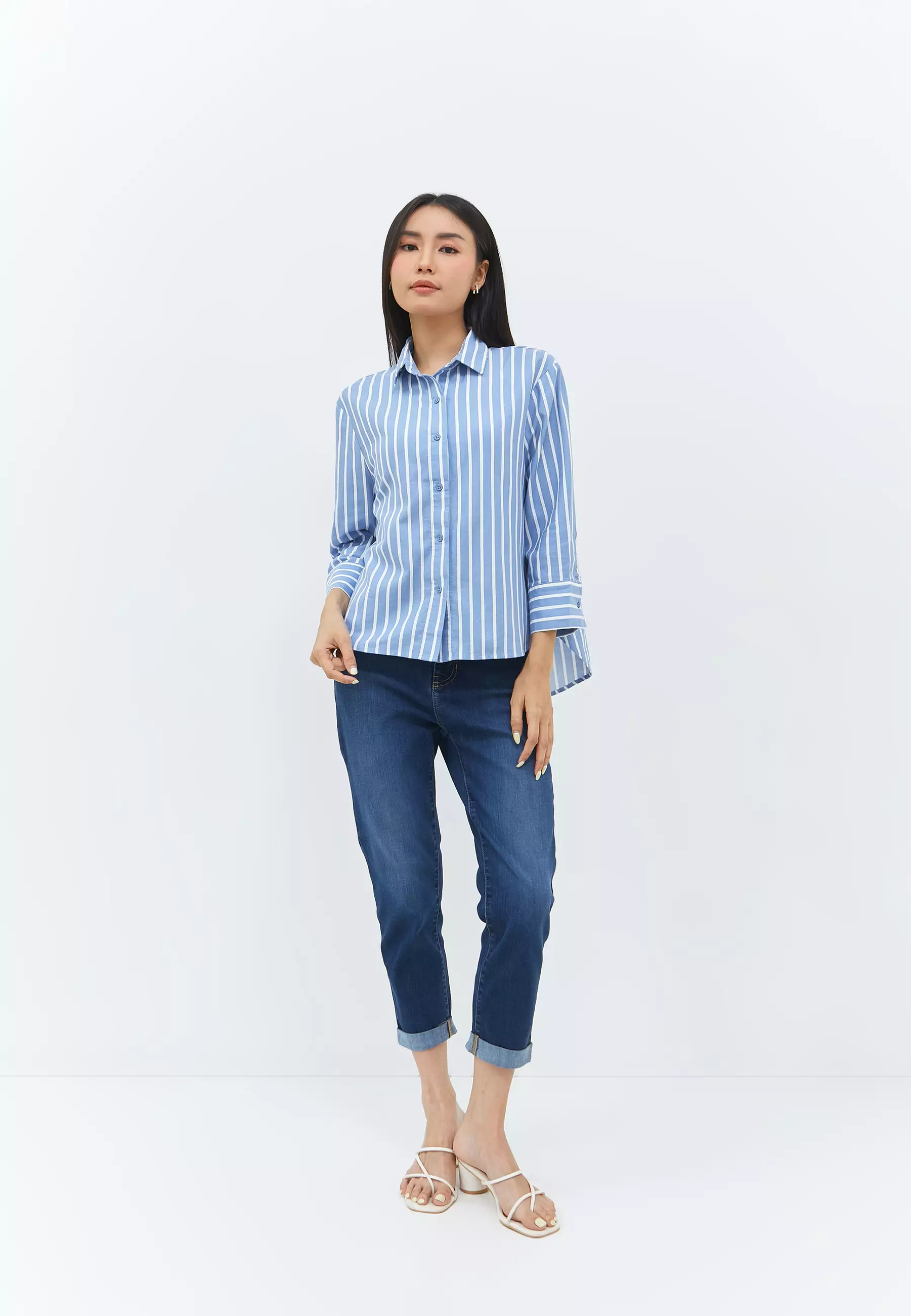 Suzy Blue Stripe Shirt (G.13145)