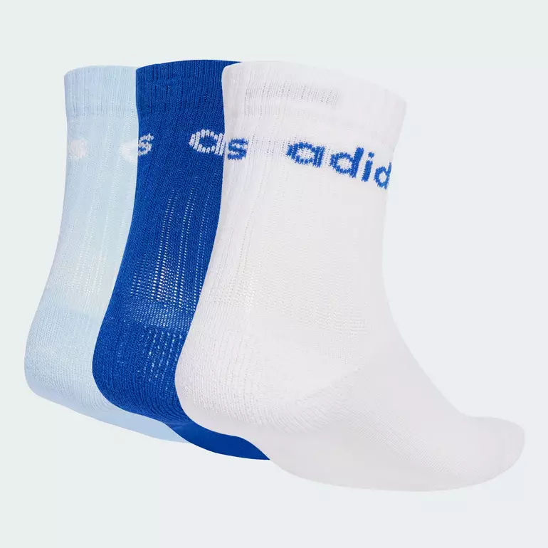 Lifestyle Linear Kids Crew 3 Pairs Per Pack Socks Unisex White JX6594