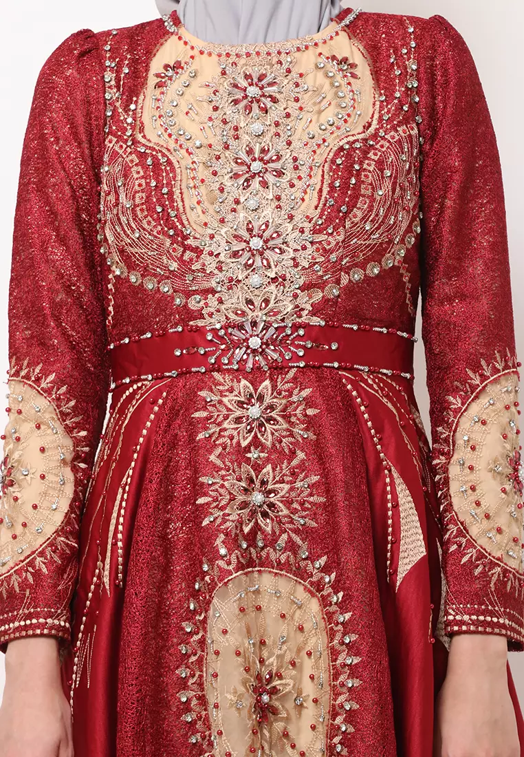 Bibiq Gamis Brokat Jaring