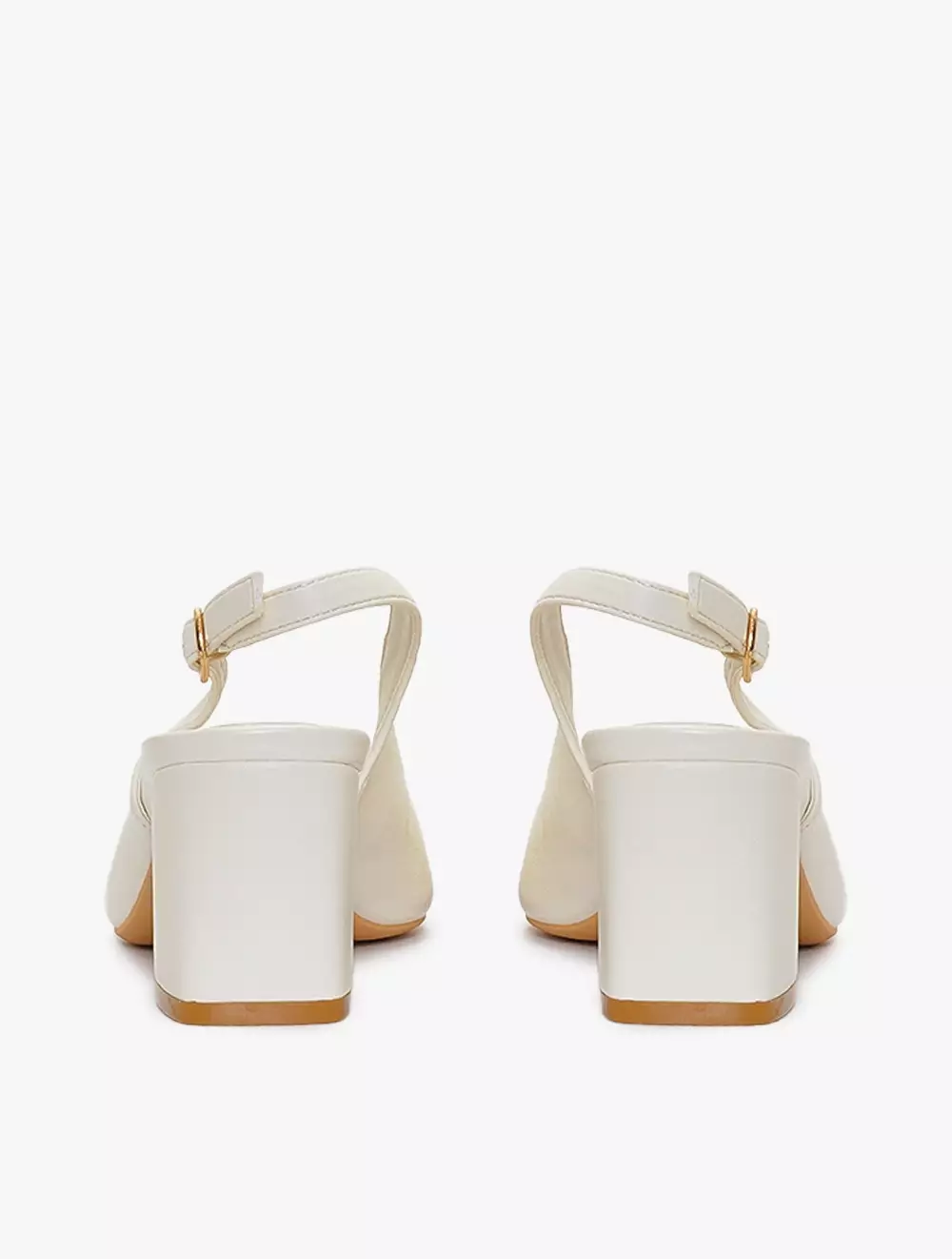 Payless Chrissie Womens Nodi Block Heels - Off White_04