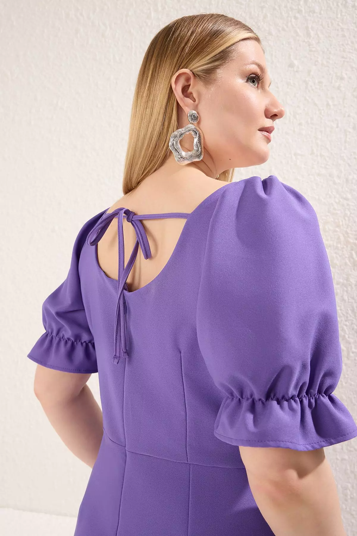 Plus Size A-Line Mini Dress