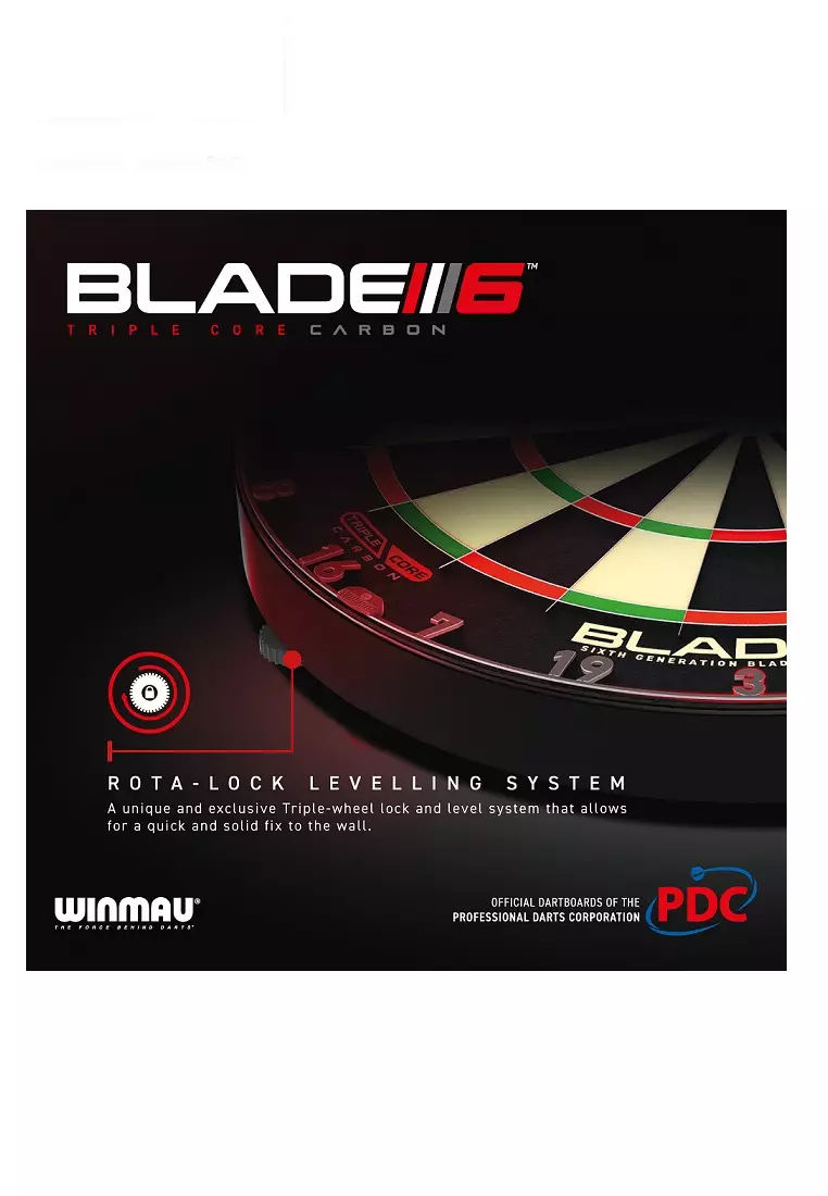 Dartboard Blade 6 Carbon Triple Core