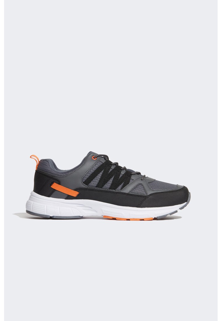 Faux Leather High Sole Sport Sneaker