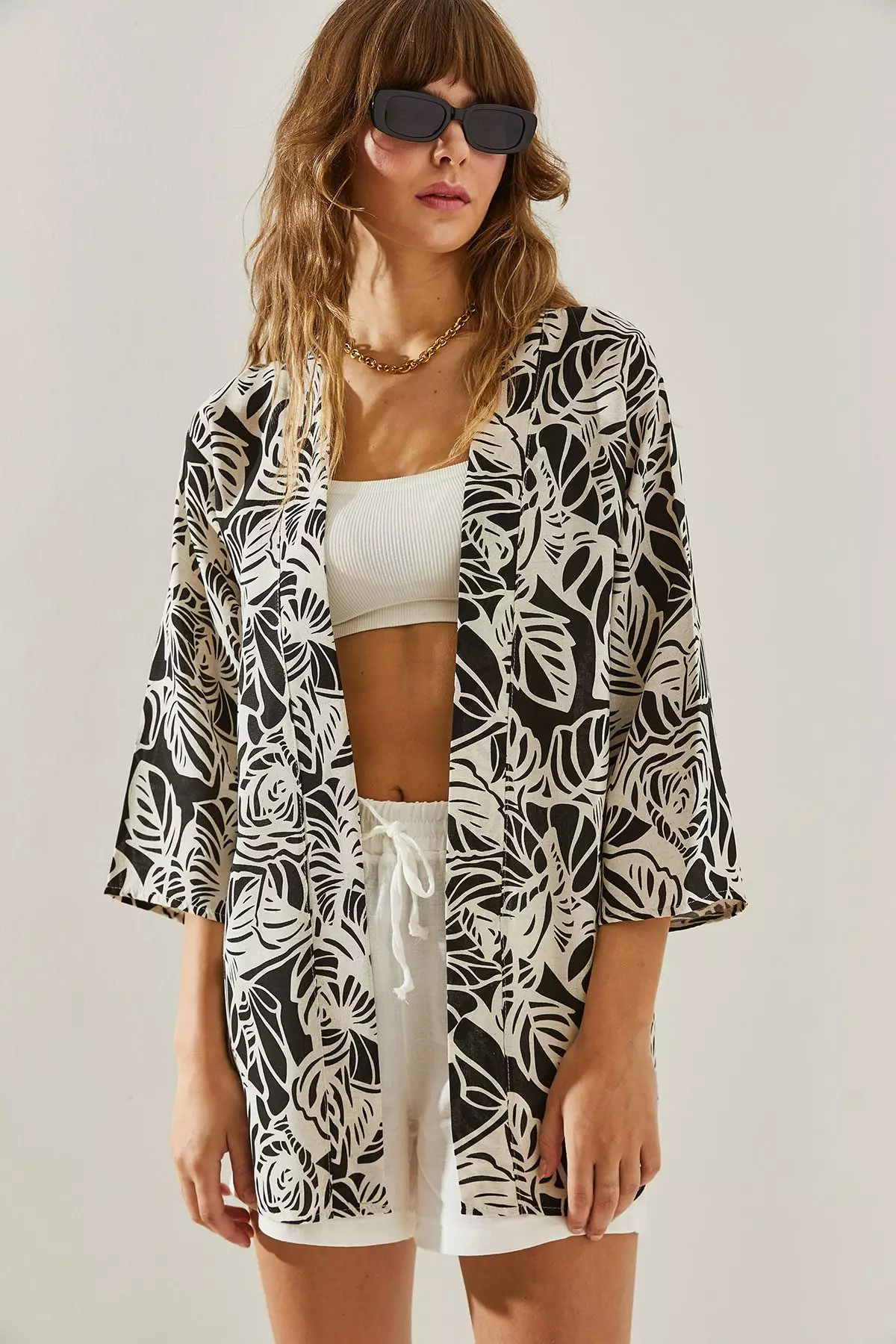 Women's Multi Patterned Kimono 60081025