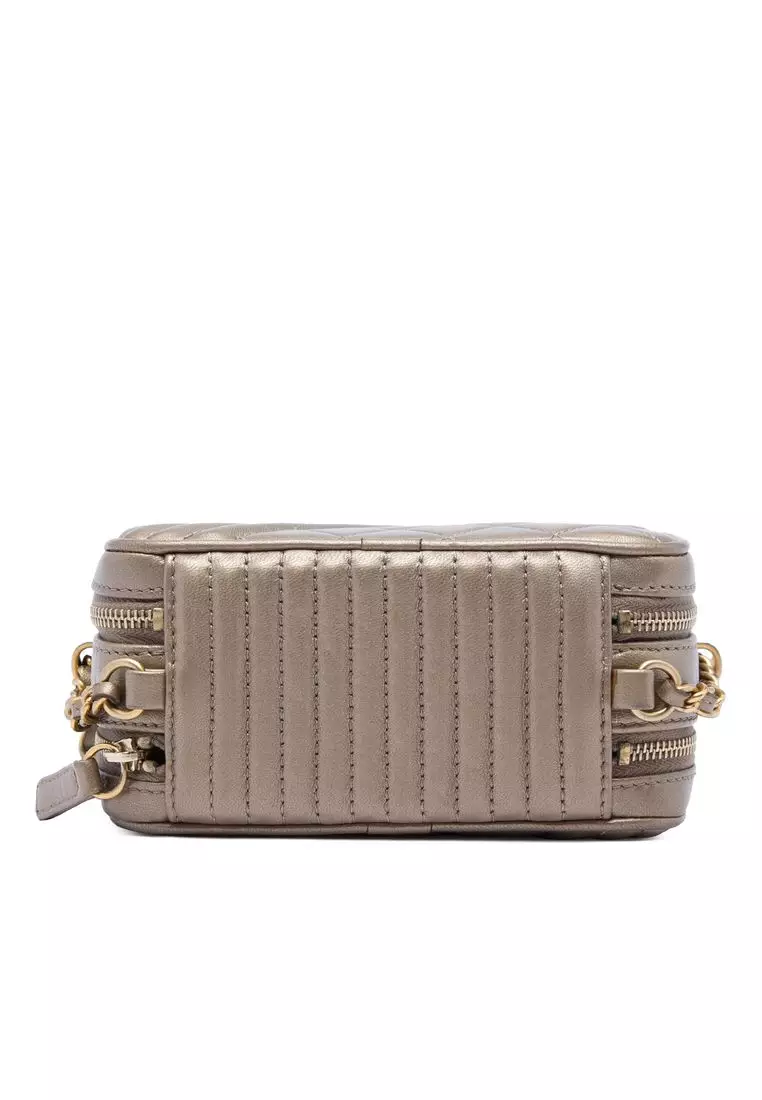 Pre-Loved Chanel Mini Quilted Lambskin Coco Boy Camera Bag