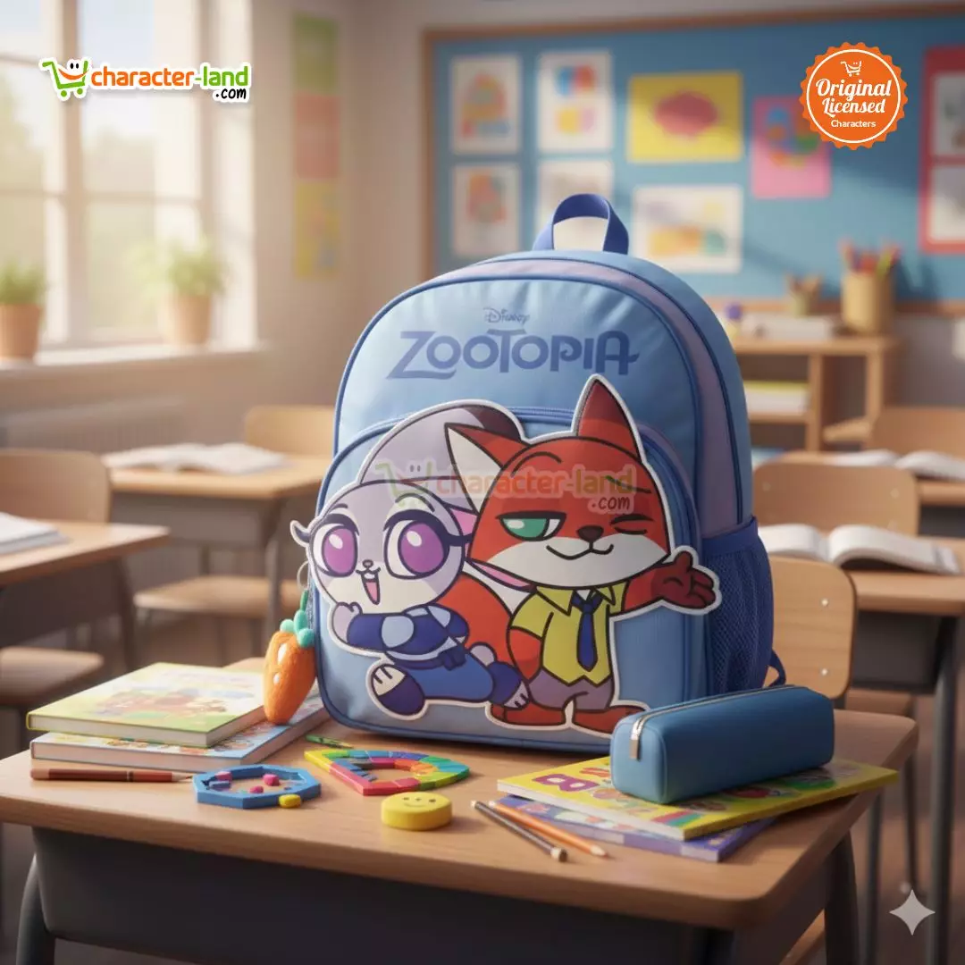 Tas Ransel Anak Sekolah Zootopia Original - Tas Punggung Judy Nick Lucu - 27x23 cm Type 2
