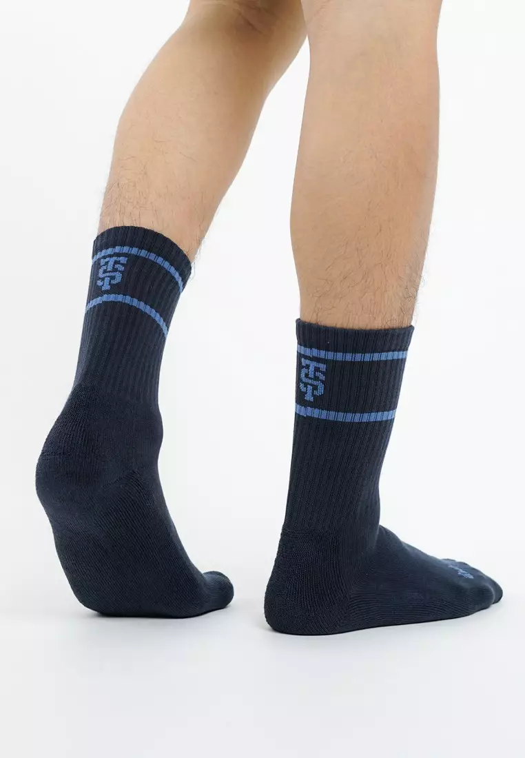 3Second High Cut Sporty Ankle Socks - 3 pcs Felepe HP-C090325