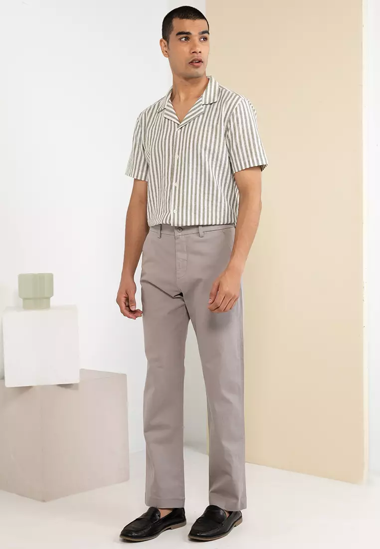 Premium Sateen Straight Chinos