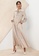 Zalia 米褐色 Collar Dress With Bow Detail 5276CAA4759B2CGS_3