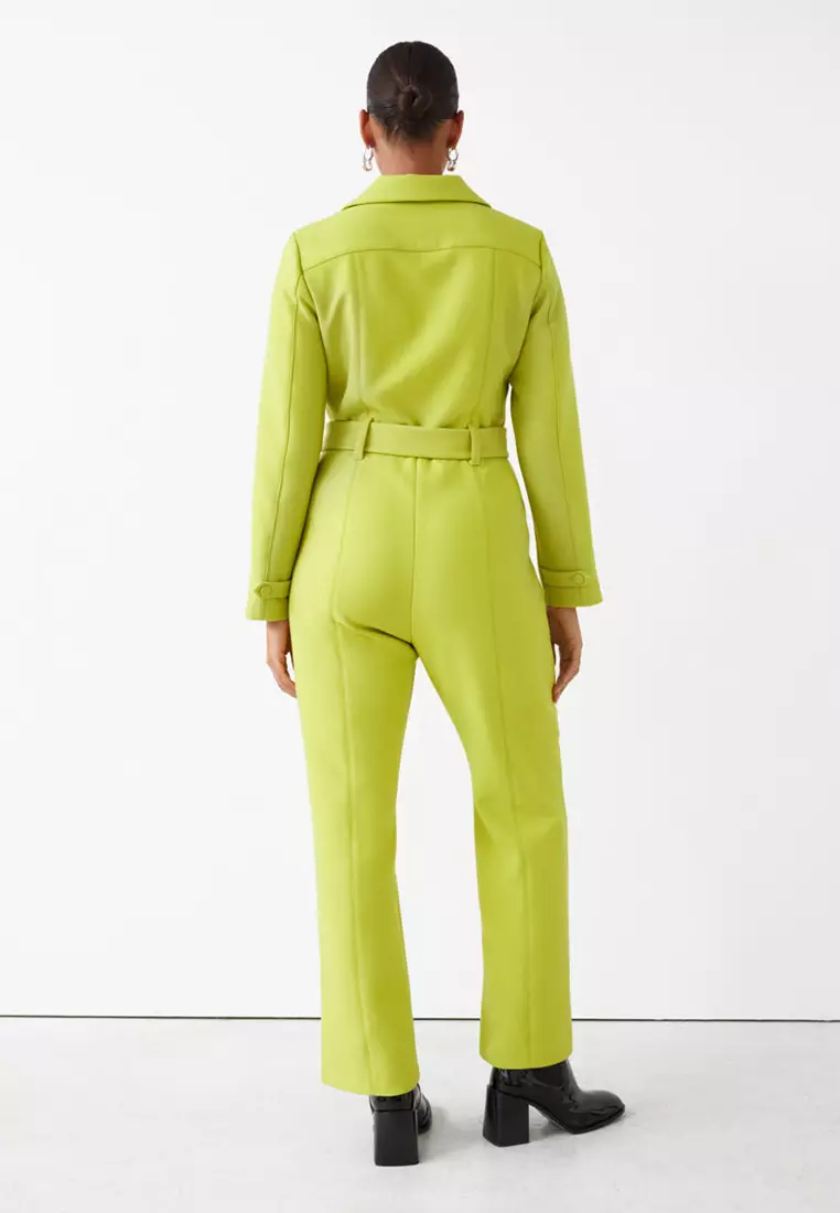 Buy & Other Stories Belted Collared Jumpsuit 2024 Online ZALORA