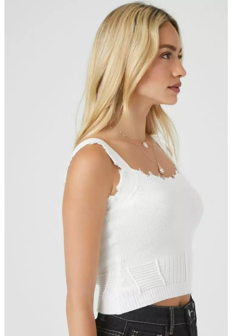 Distressed sweater deals forever 21
