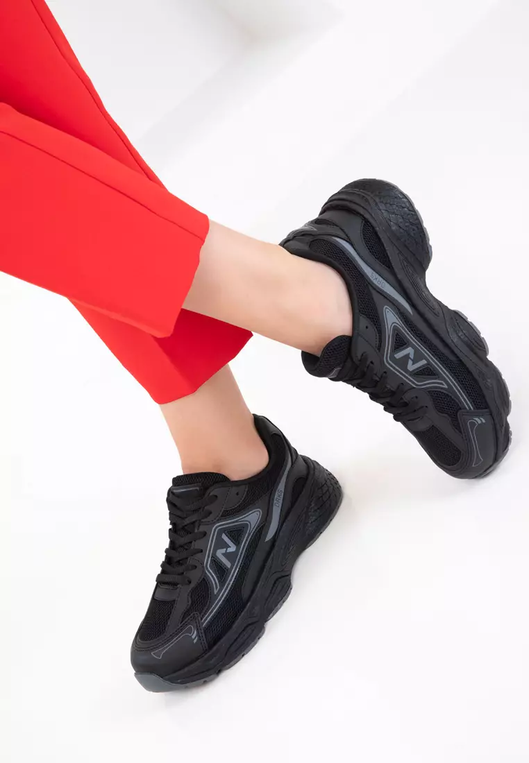Black-Black Women's Sneaker 20762