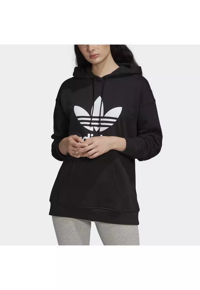Adidas adicolor trefoil hoodie store