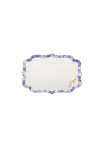 PIP STUDIO HOME blue and gold Royal White - Mini Platter 26 cm 28048HL8CD5504GS_1