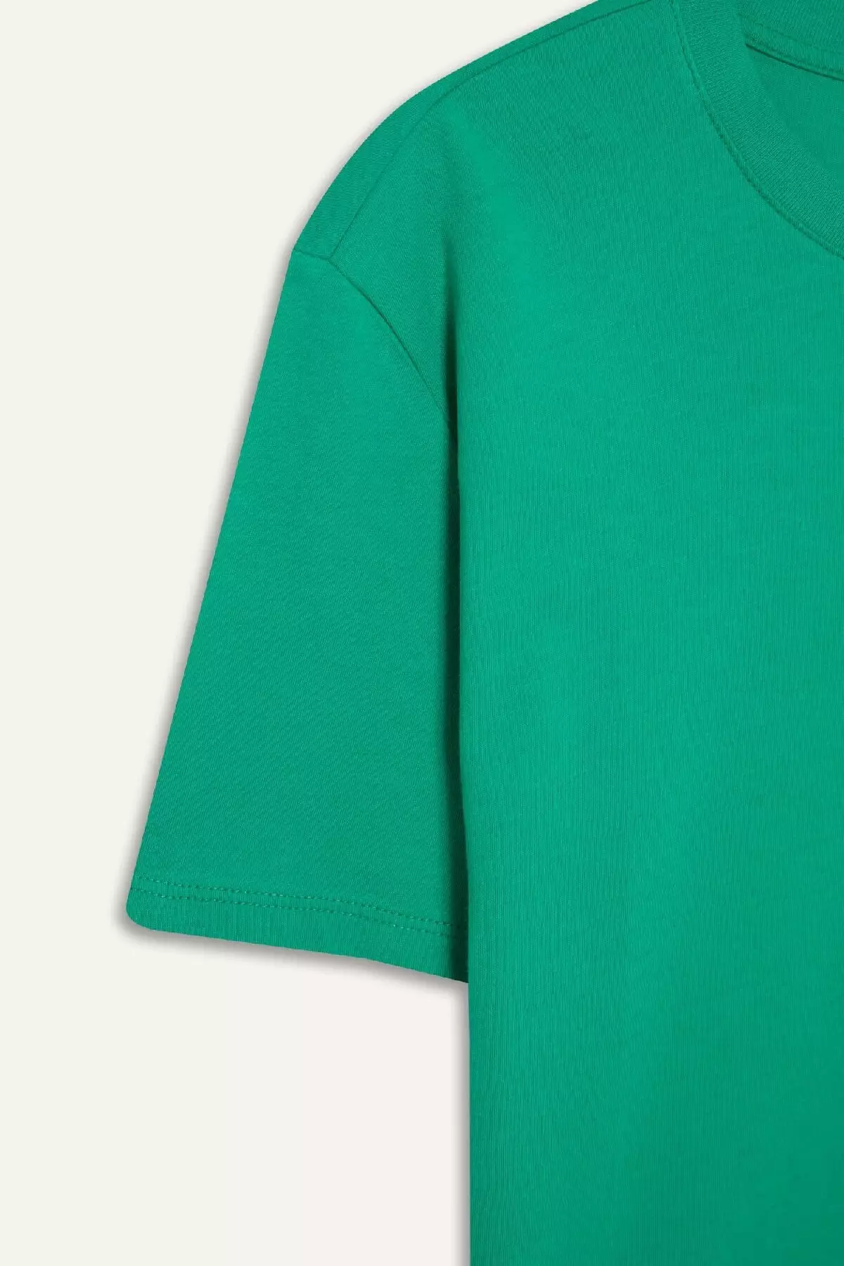 Regular Fit Crew Neck Basic Plain Combed Cotton Short Sleeve T-Shirt W9584Az25Sp