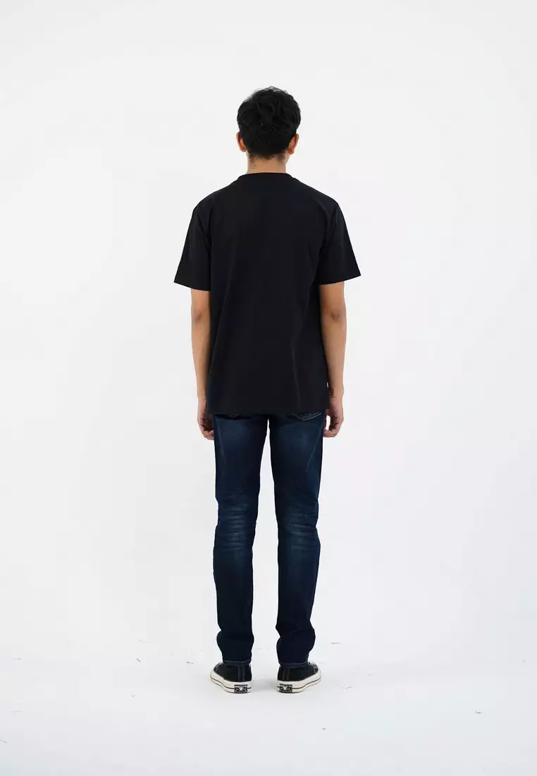 Greenlight Men's T-Shirt Short Sleeve Regular Fit Cotton Logo Script Alwaz C320125