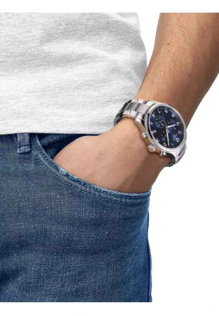CHRONO XL CLASSIC BLUE DIAL 45mm TT-T1166171104701