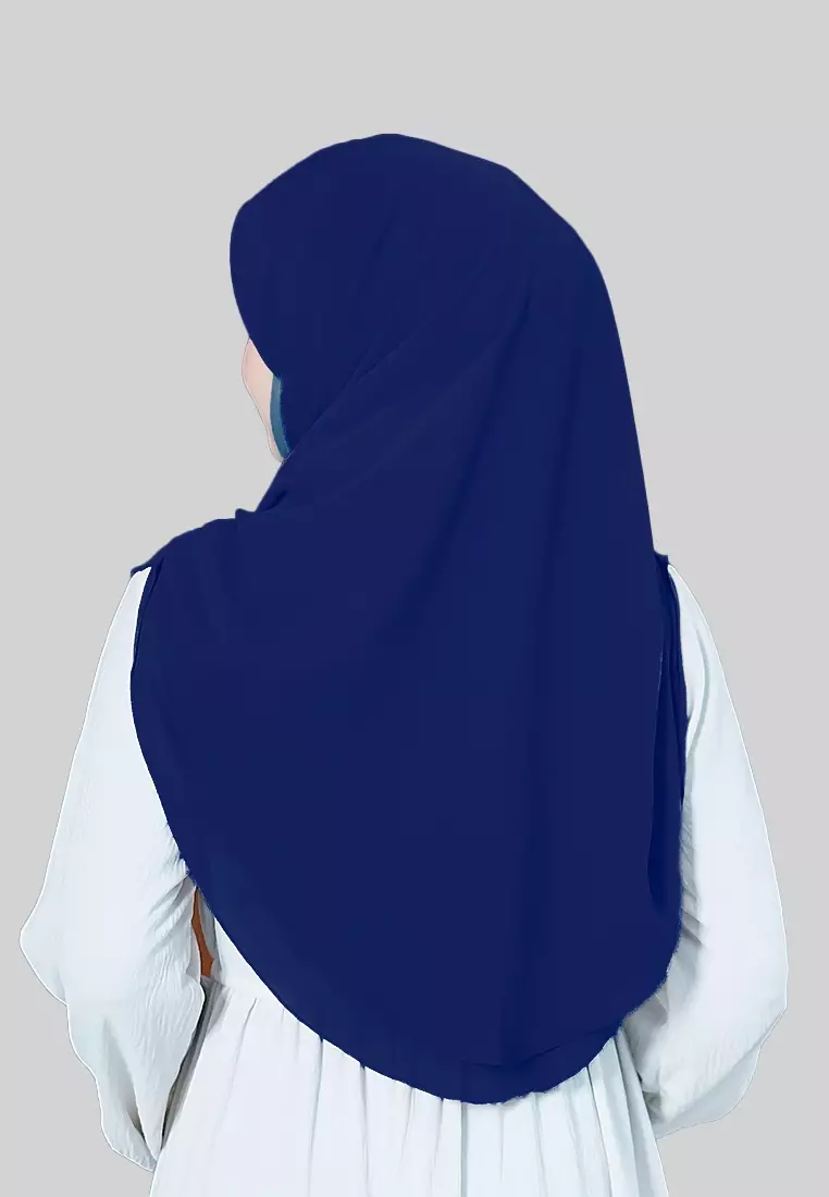 HIJAB INSTAN IRISH - NAVY