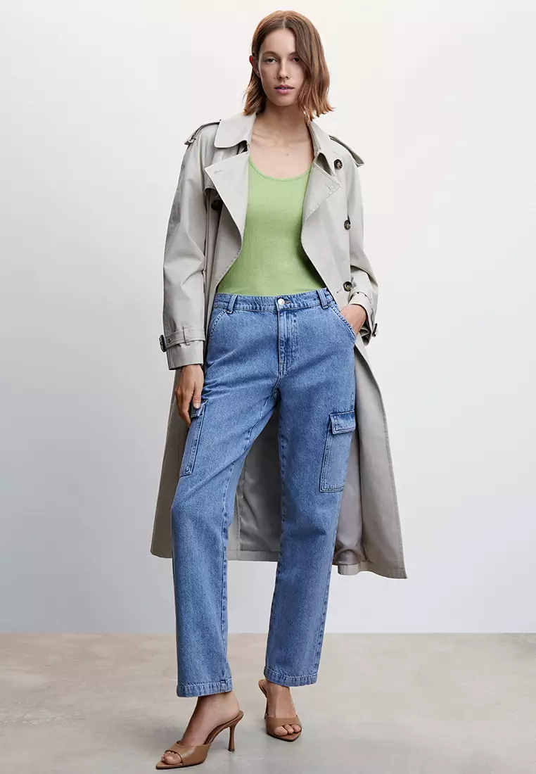 Ribbed Strap T-Shirt