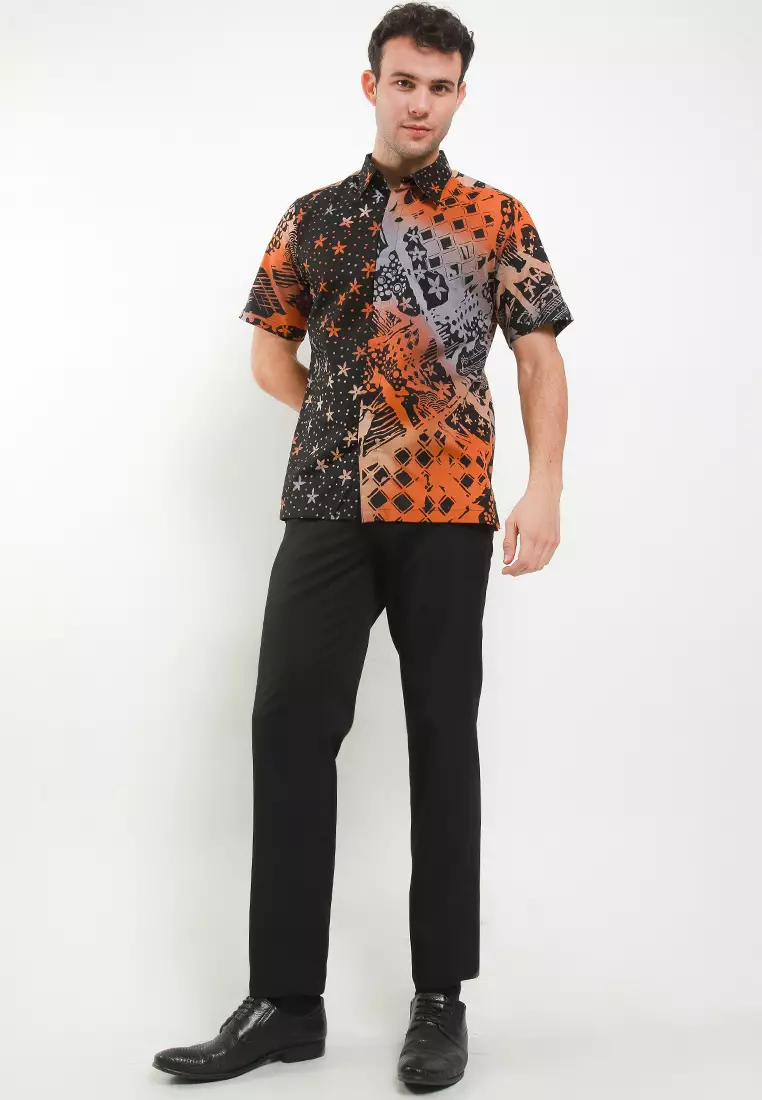 Hem Body Fit Batik Pelangi Iteman